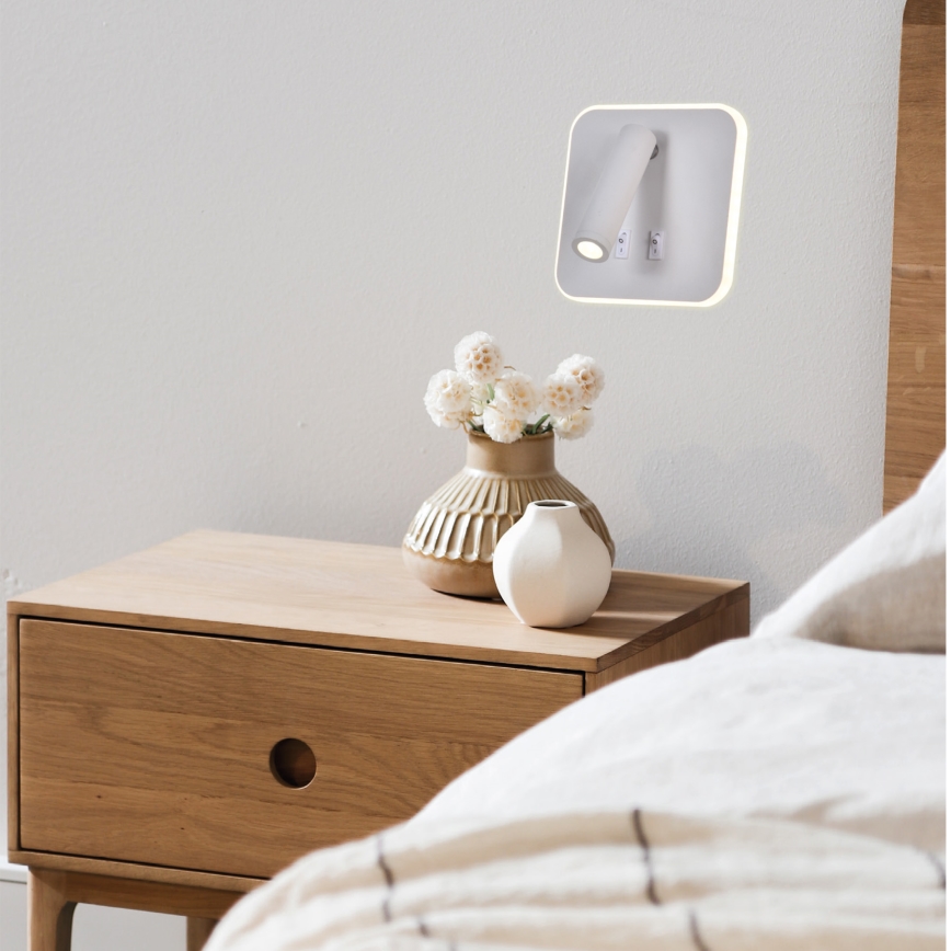 LED Nástěnné bodové svítidlo IRIS LED/14W/230V 3000K bílá