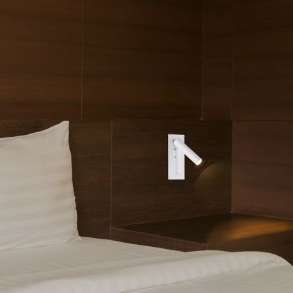 LED Nástěnné bodové svítidlo LED/2W/230V 3000K bílá