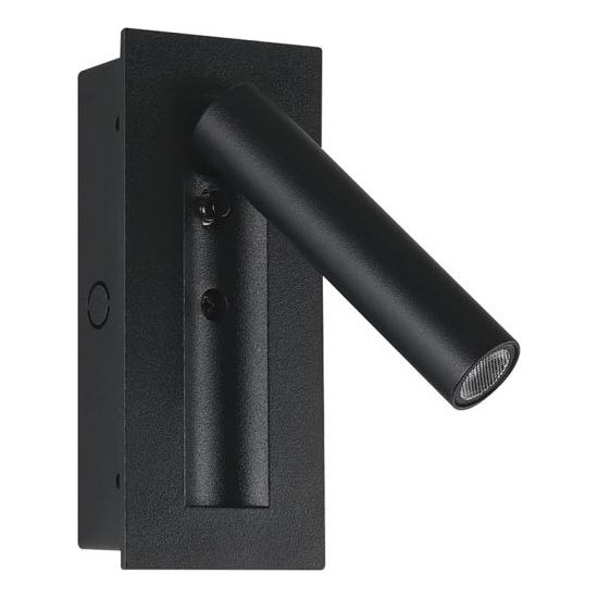 LED Nástěnné bodové svítidlo LED/2W/230V 3000K černá