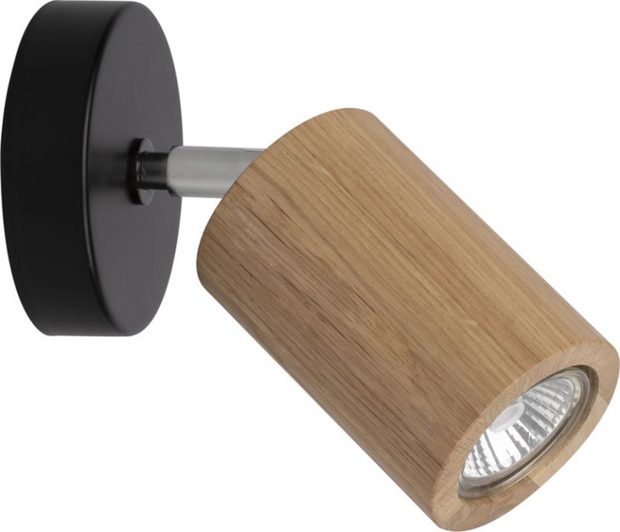 LED Nástěnné bodové svítidlo MATTI 1xGU10/5W/230V dub – FSC certifikováno