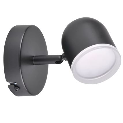 LED Nástěnné bodové svítidlo RAWI LED/4,2W/230V černá