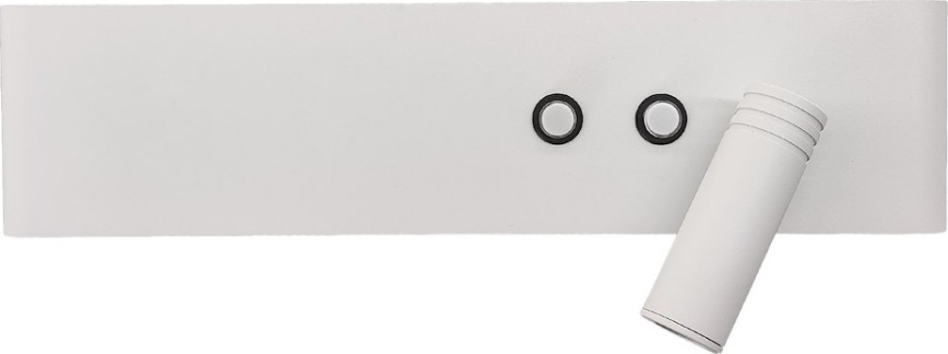 LED Nástěnné bodové svítidlo RESORT LED/10W/230V + LED/3W bílá pravá
