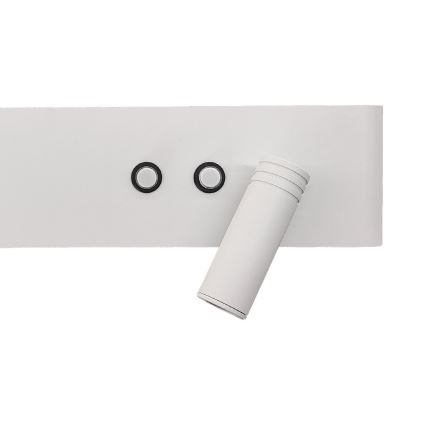 LED Nástěnné bodové svítidlo RESORT LED/10W/230V + LED/3W bílá pravá