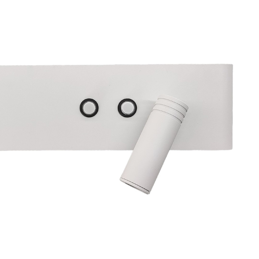 LED Nástěnné bodové svítidlo RESORT LED/10W/230V + LED/3W bílá pravá