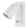 LED Nástěnné bodové svítidlo s USB CHARGE LED/5W/230V bílá