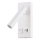LED Nástěnné bodové svítidlo s USB LED/2W/230V bílá