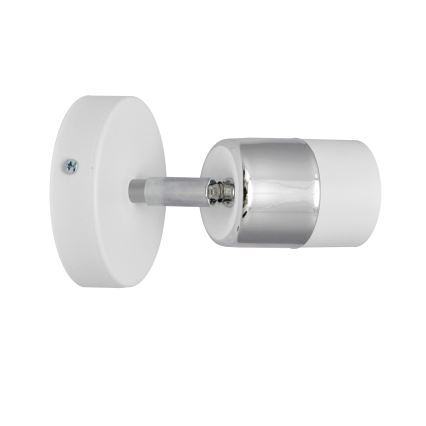 LED Nástěnné bodové svítidlo TUBSSON 1xGU10/4,8W/230V bílá/lesklý chrom