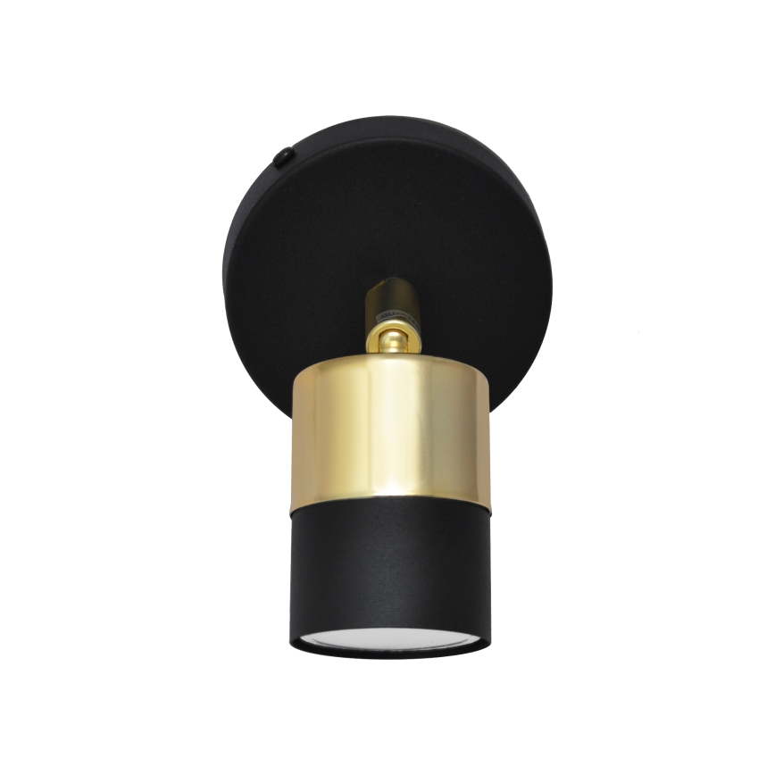 LED Nástěnné bodové svítidlo TUBSSON 1xGU10/4,8W/230V černá/zlatá