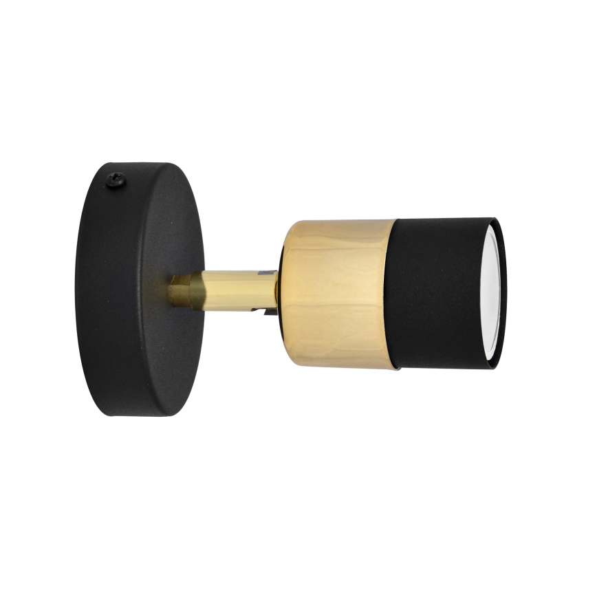 LED Nástěnné bodové svítidlo TUBSSON 1xGU10/4,8W/230V černá/zlatá