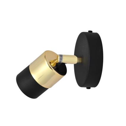 LED Nástěnné bodové svítidlo TUBSSON 1xGU10/4,8W/230V černá/zlatá