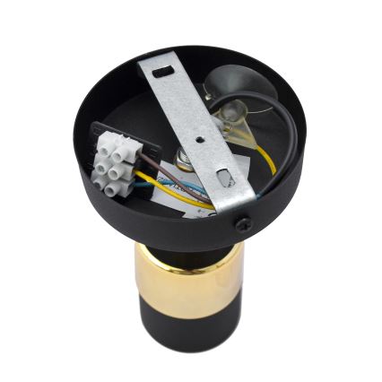 LED Nástěnné bodové svítidlo TUBSSON 1xGU10/4,8W/230V černá/zlatá