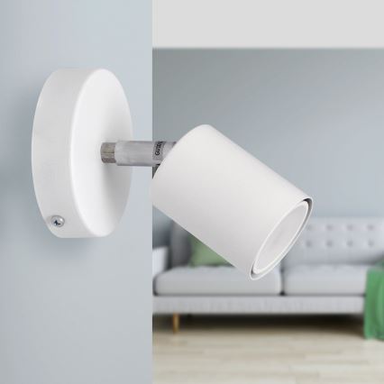 LED Nástěnné bodové svítidlo TUNE 1xGU10/4,8W/230V bílá