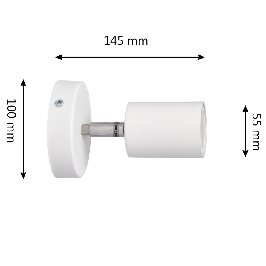 LED Nástěnné bodové svítidlo TUNE 1xGU10/4,8W/230V bílá