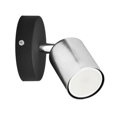 LED Nástěnné bodové svítidlo TUNE 1xGU10/4,8W/230V matný chrom/černá