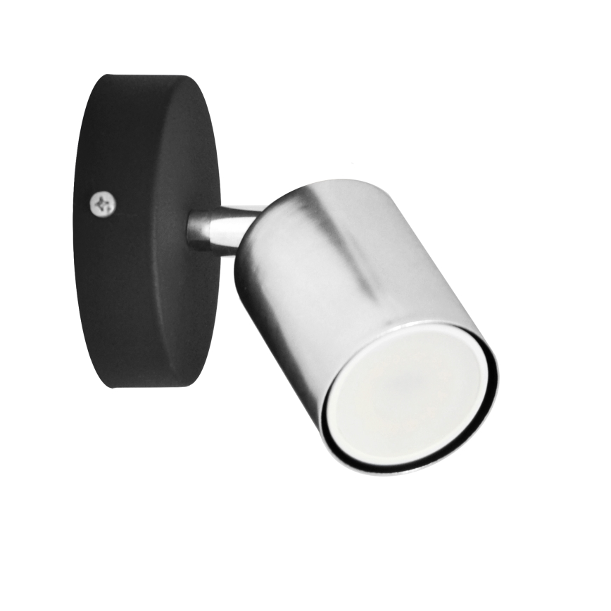 LED Nástěnné bodové svítidlo TUNE 1xGU10/4,8W/230V matný chrom/černá