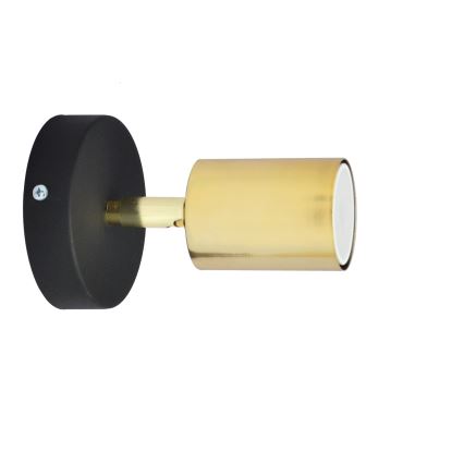 LED Nástěnné bodové svítidlo TUNE 1xGU10/4,8W/230V zlatá/černá