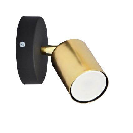LED Nástěnné bodové svítidlo TUNE 1xGU10/4,8W/230V zlatá/černá
