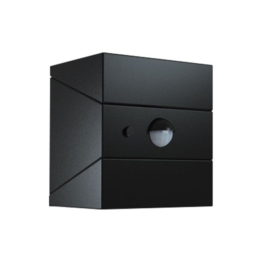 LED Nástěnné solární svítidlo se senzorem LED/2,5W/3,7V 3000/4000/6000K IP65 1200 mAh černá