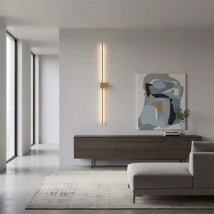 LED Nástěnné svítidlo AISHA LED/20W/230V 4000K 120 cm zlatá