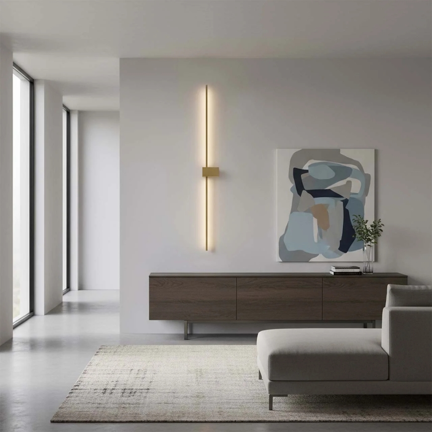 LED Nástěnné svítidlo AISHA LED/20W/230V 4000K 120 cm zlatá