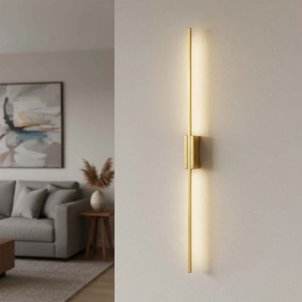 LED Nástěnné svítidlo AISHA LED/20W/230V 4000K 120 cm zlatá