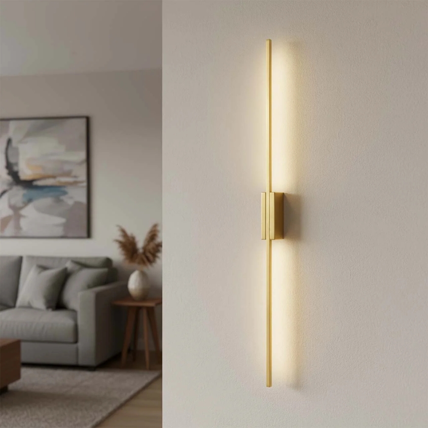 LED Nástěnné svítidlo AISHA LED/20W/230V 4000K 120 cm zlatá
