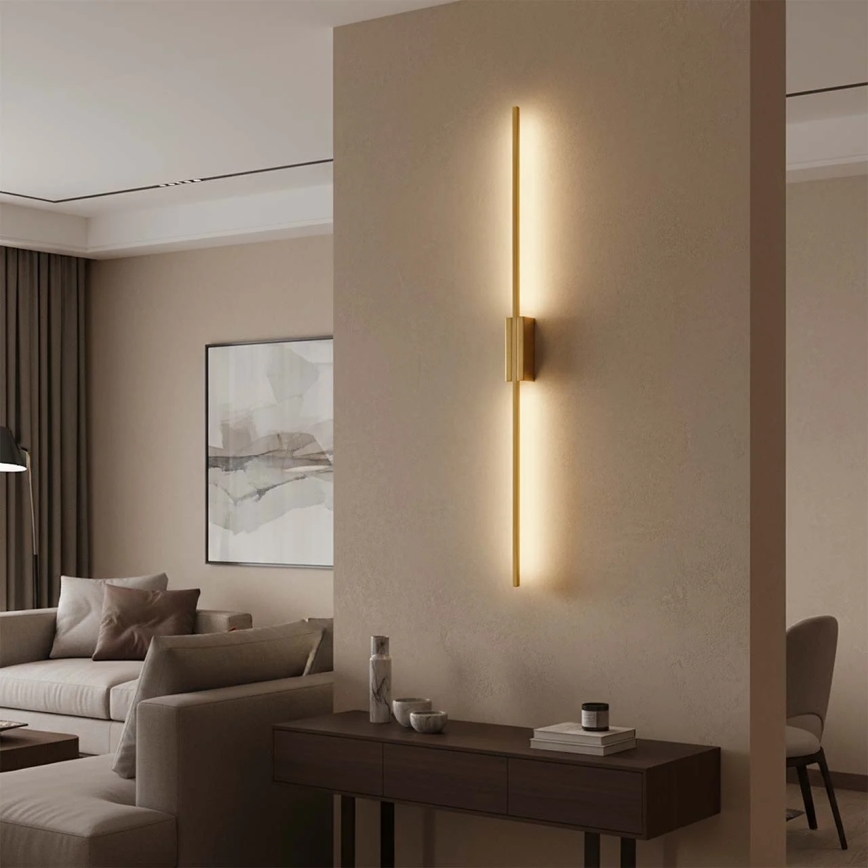 LED Nástěnné svítidlo AISHA LED/20W/230V 4000K 120 cm zlatá