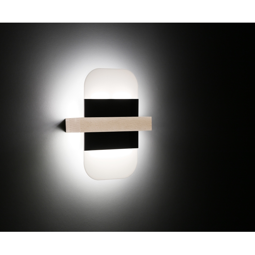 LED Nástěnné svítidlo APRIL LED/6W/230V bílá/černá