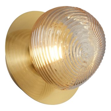 LED Nástěnné svítidlo BOLLA LED/3W/230V zlatá/kouřová béžová