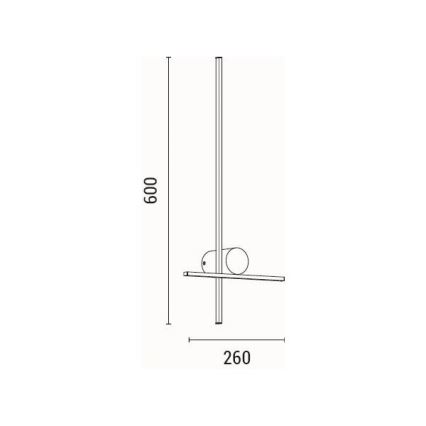 LED Nástěnné svítidlo CLIO LED/12W/230V 3000K