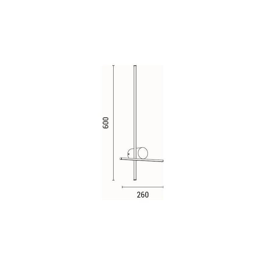LED Nástěnné svítidlo CLIO LED/12W/230V 3000K