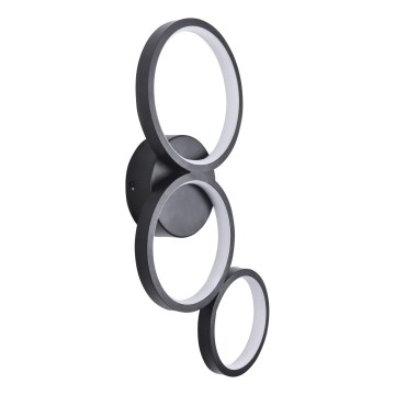 LED Nástěnné svítidlo FLAMENCO LED/23W/230V 4000K černá