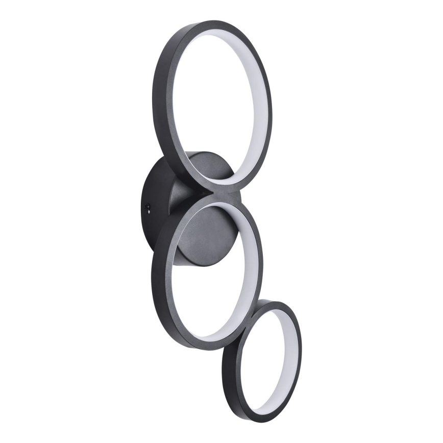 LED Nástěnné svítidlo FLAMENCO LED/23W/230V 4000K černá