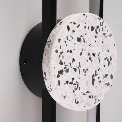 LED Nástěnné svítidlo FLORENTYNA LED/24W/230V 4000K černá/bílá