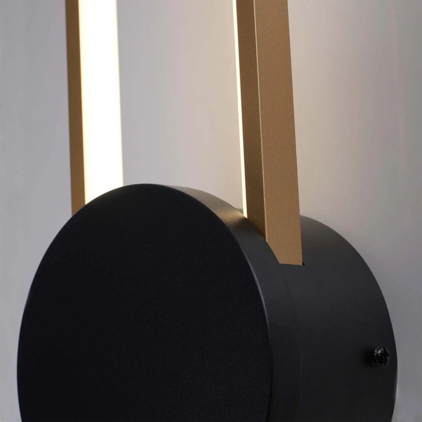 LED Nástěnné svítidlo FLORENTYNA LED/24W/230V 4000K zlatá/černá