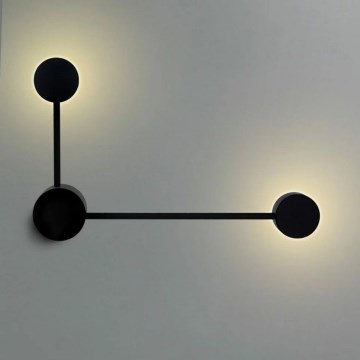 LED Nástěnné svítidlo JOY 2xGX53/6W/230V černá