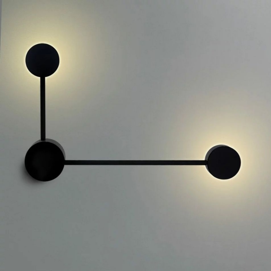 LED Nástěnné svítidlo JOY 2xGX53/6W/230V černá