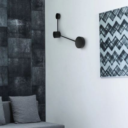 LED Nástěnné svítidlo JOY 2xGX53/6W/230V černá
