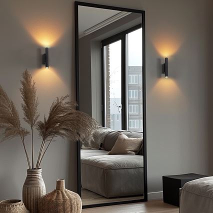 LED Nástěnné svítidlo LAGOS 2xG9/3W/230V 4000K černá