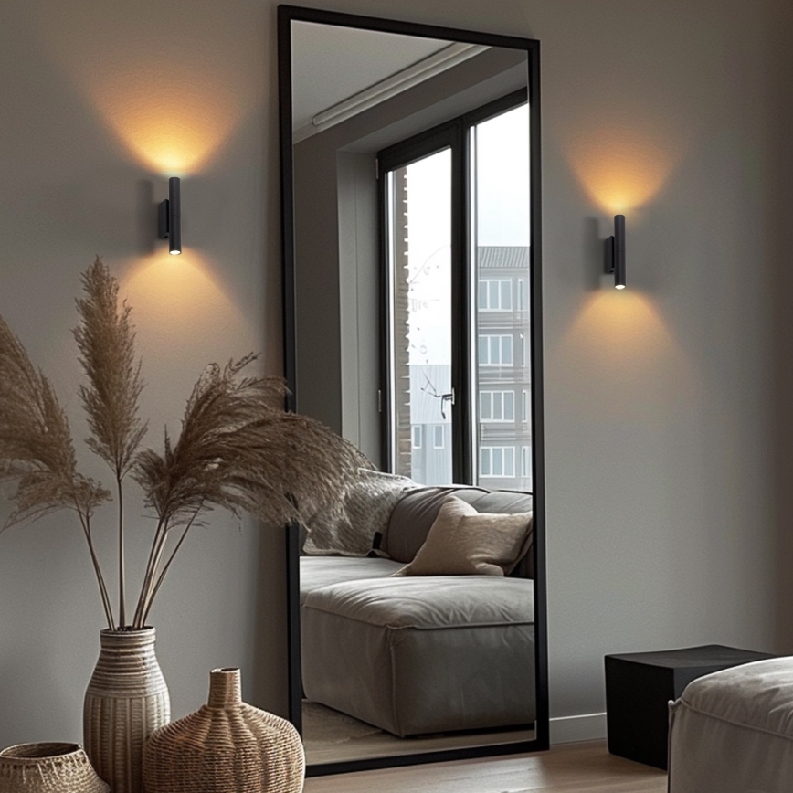LED Nástěnné svítidlo LAGOS 2xG9/3W/230V 4000K černá