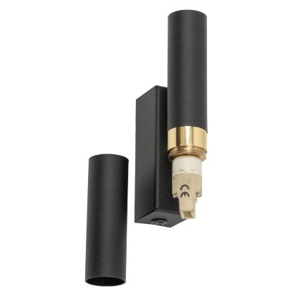 LED Nástěnné svítidlo LAGOS 2xG9/3W/230V 4000K černá/zlatá