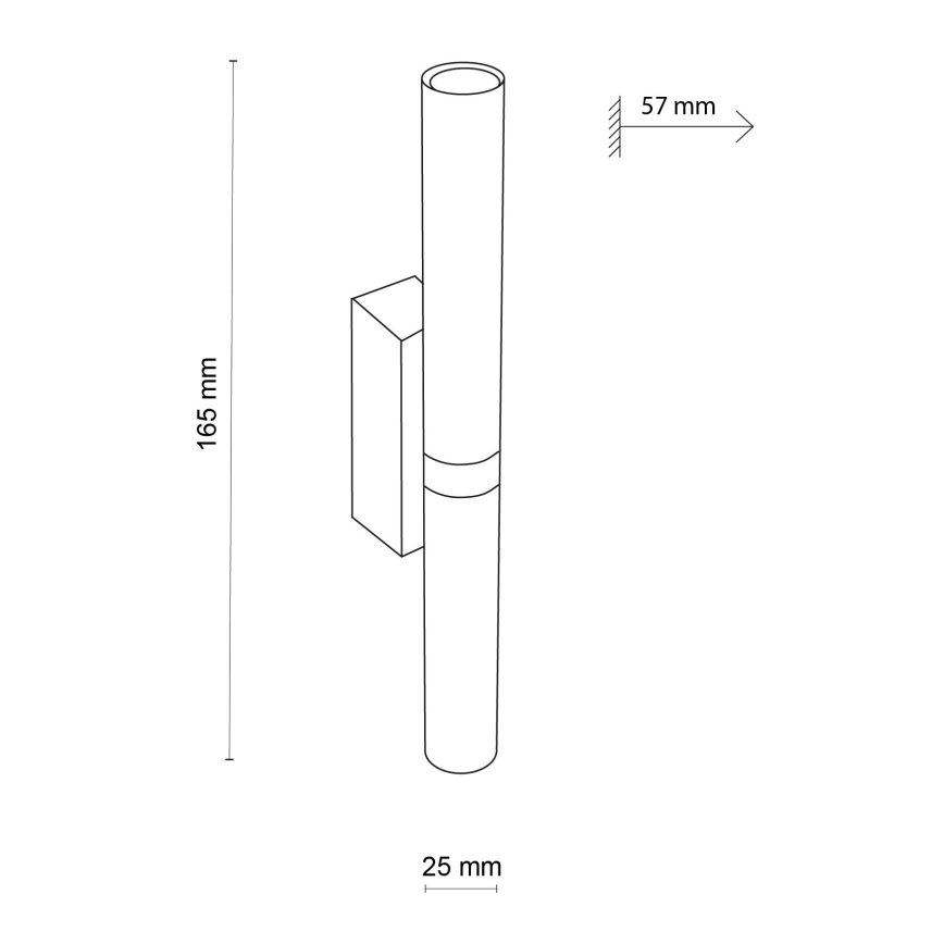 LED Nástěnné svítidlo LAGOS 2xG9/3W/230V 4000K černá/zlatá