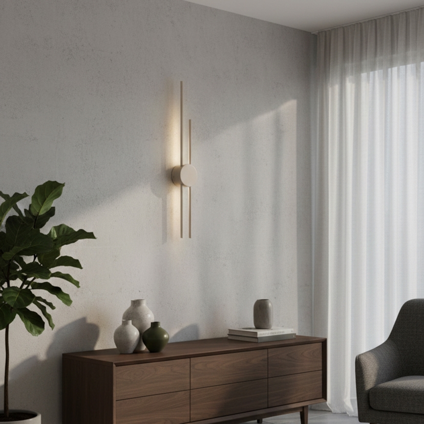 LED Nástěnné svítidlo LANA LED/15W/230V 4000K béžová