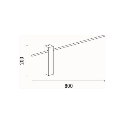 LED Nástěnné svítidlo LED/10W/230V 3000K