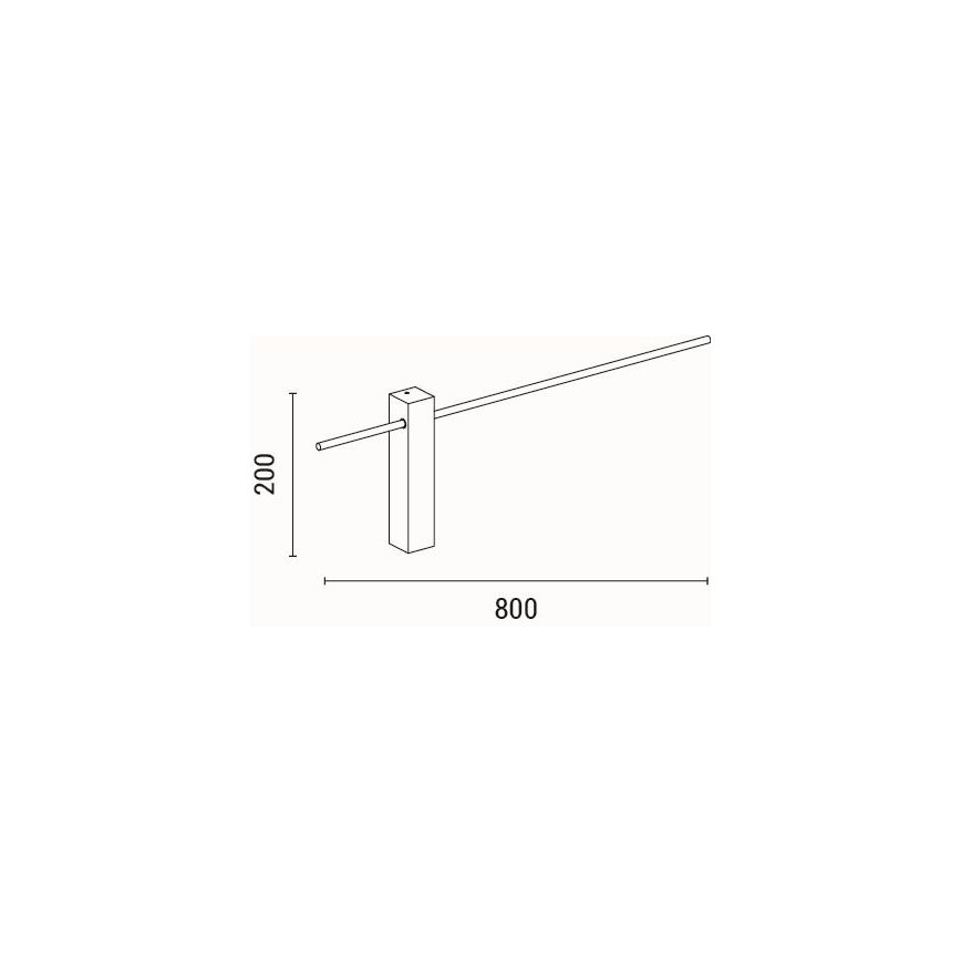 LED Nástěnné svítidlo LED/10W/230V 3000K