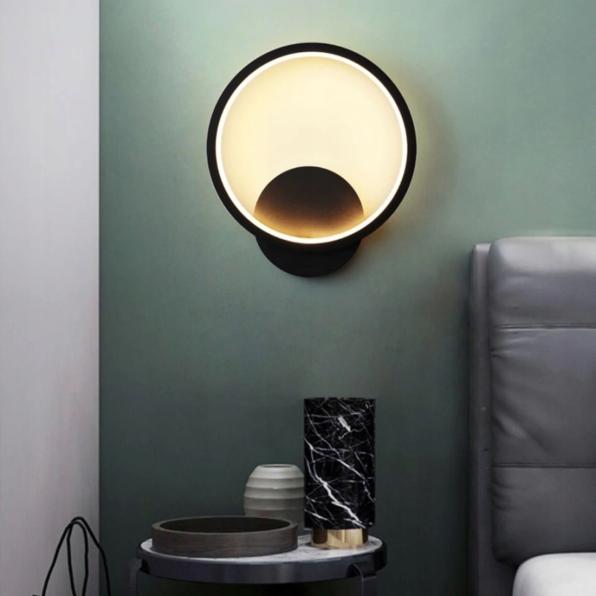 LED Nástěnné svítidlo LED/14W/230V černá