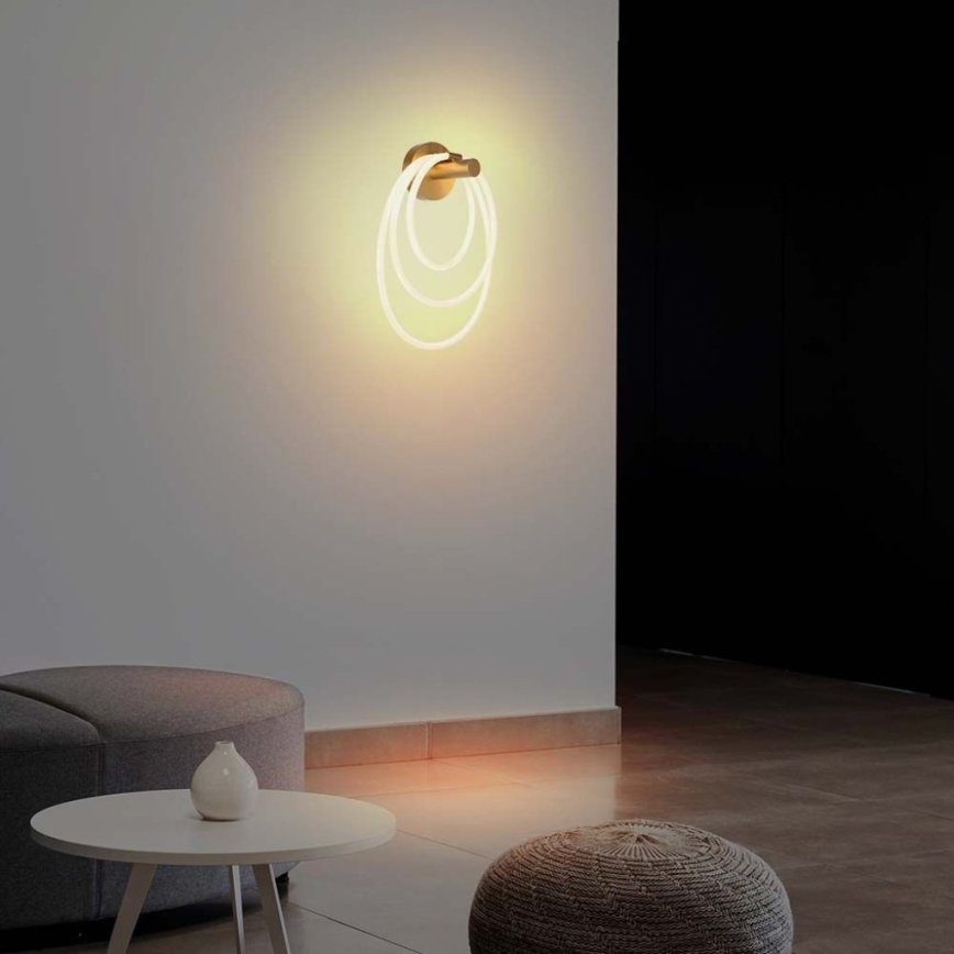 LED Nástěnné svítidlo LED/37W/230V 3000K zlatá