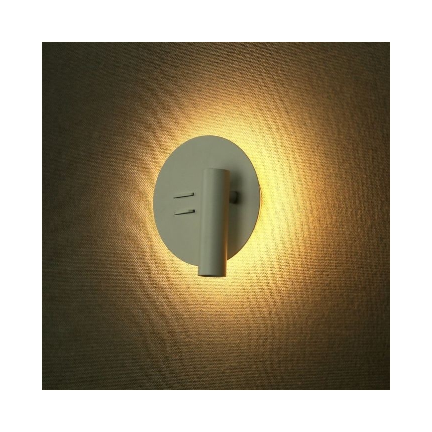 LED Nástěnné svítidlo LED/3W/230V + LED/6W/230V 3000K bílá