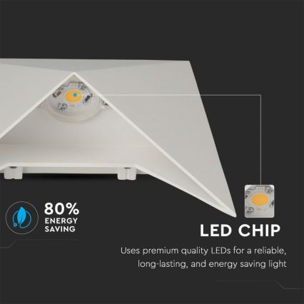 LED Nástěnné svítidlo LED/5W/230V 4000K IP65 bílá