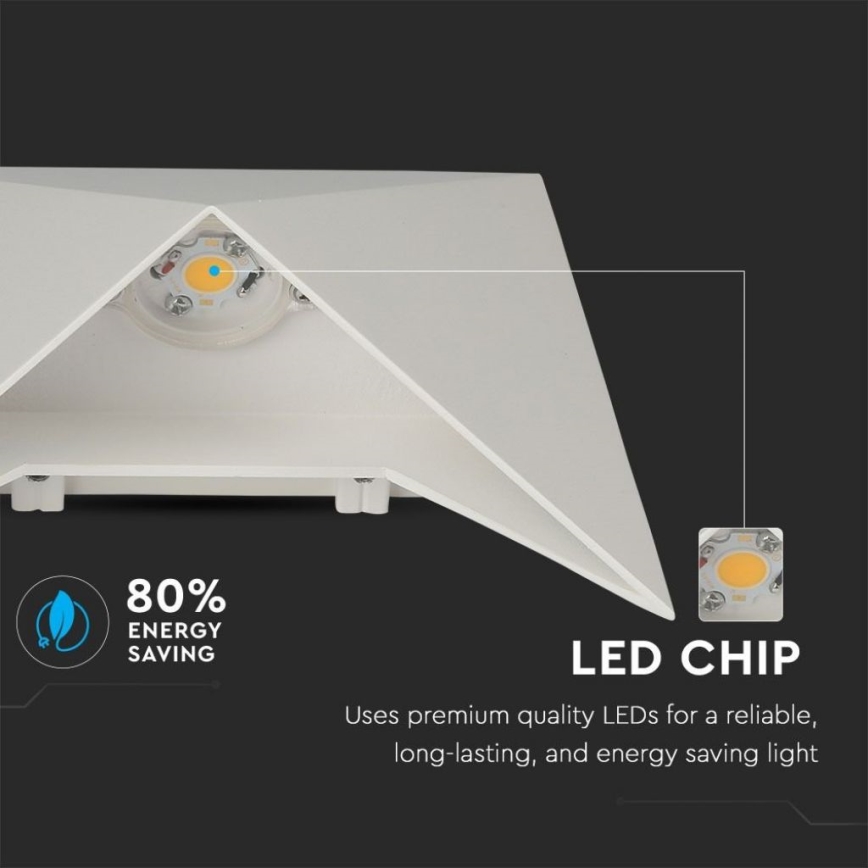 LED Nástěnné svítidlo LED/5W/230V 4000K IP65 bílá